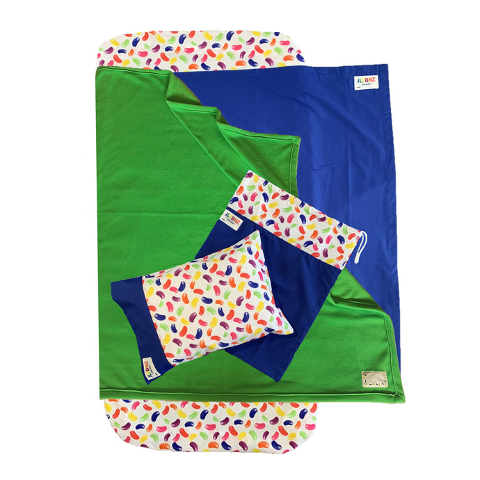 JLYBNZ Complete Kindy/ Daycare Stacker Bed Sheet Set- Including Blanket
