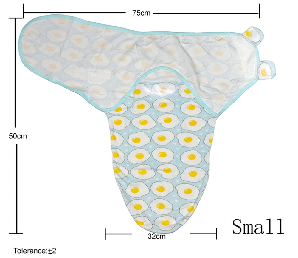 Newborn Swaddle Wrap with Beanie for 0-3 Months