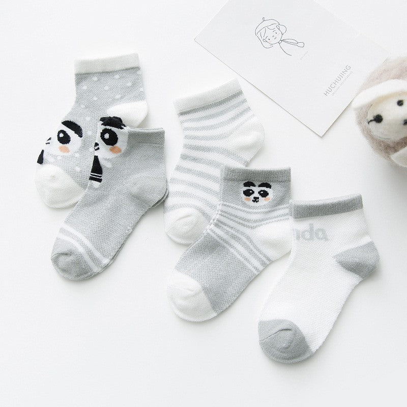 5 Pairs Infant Baby Socks for Boys & Girls Newborn Toddler Baby Clothes Accessories