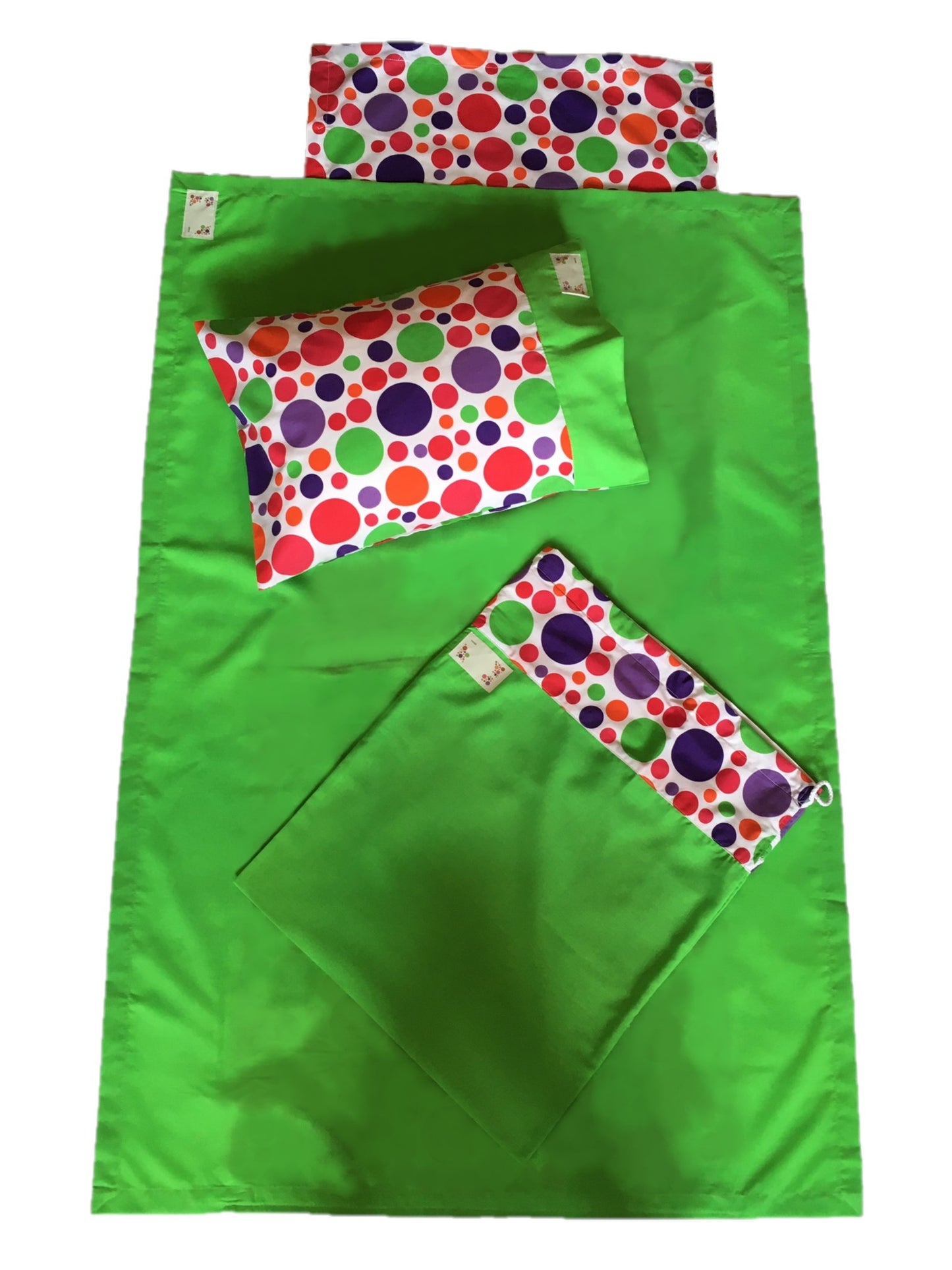 Lime Spots Sheet Set-(style C)