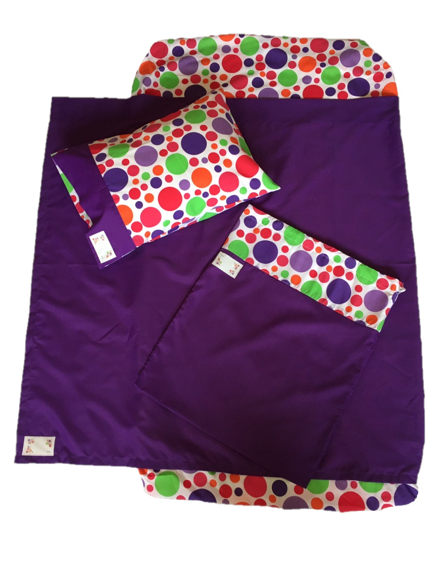 Spots Kindy/Daycare Stacker Bed Sheet Set