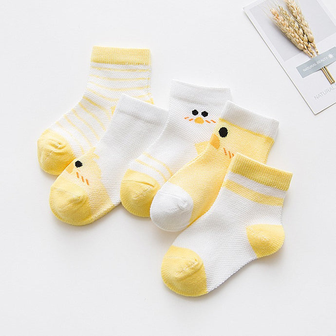 5 Pairs Infant Baby Socks for Boys & Girls Newborn Toddler Baby Clothes Accessories