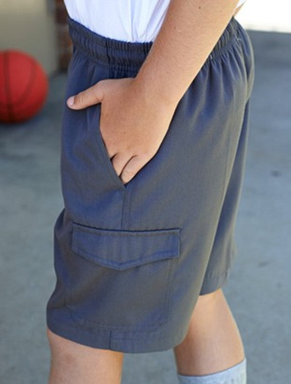 Kids School Cargo Shorts